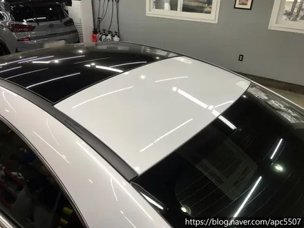 벤츠 CLA 45 S AMG  튜닝/ 루프스킨, 사이드미러 시공 / 용산구 문배동