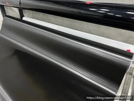 마포구 전체랩핑 BMW 740Li 블랙 브러쉬필름으로 보험건 전체랩핑 시공기 / 용산구 문배동