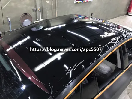 자동차랩핑 bmw차량에 블랙브러시로 메탈릭스럽게! / 용산구 문배동