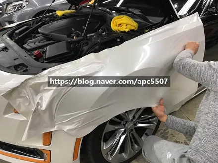 자동차랩핑 이렇게 좋은 효과가? 캐딜락 ct6 차량 시공후기 / 용산구 문배동