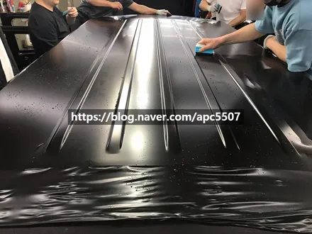 자동차실내랩핑 캐딜락 에스컬레이드 차량을 품위있게 / 용산구 문배동