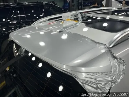 BMW X7 상하단 투톤 랩핑시공 / 용산구 문배동