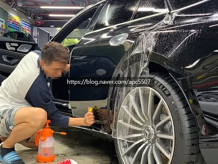 벤츠 amg GT 4도어 : PPF 보호필름 시공기 / 용산구 문배동