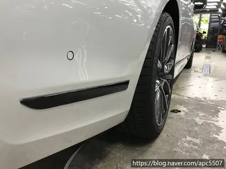 BMW 7시리즈 세단 745e 하이브리드 크롬 죽이기 시공 / 용산구 문배동