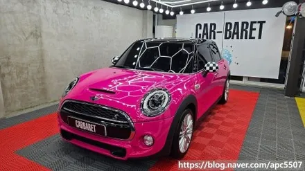 미니 고광택 랩핑으로 핑크 완벽 변신 / 용산구 문배동