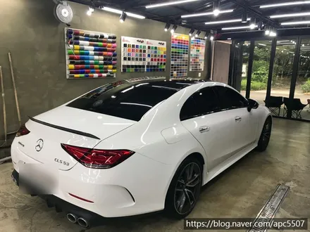벤츠 cls 자동차랩핑 / 용산구 문배동