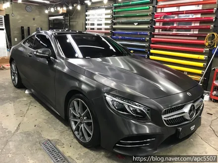 메르세데스 벤츠 S450 4Matic 브러쉬 필름 전체랩핑 / 용산구 문배동