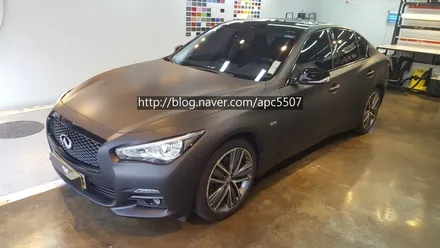 인피니티 q50 무광랩핑[성수동랩핑][장안동랩핑] / 용산구 문배동