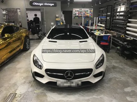 벤츠 amg gts 자동차 랩핑중[#용산구랩핑][#용산구래핑][#이촌동랩핑][#이촌동래핑][#마포구랩핑][#마포구래핑] / 용산구 문배동