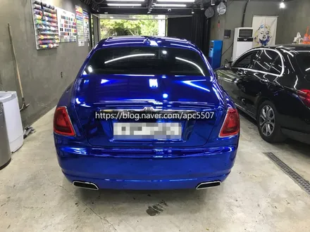 럭셔리 끝판 롤스로이스 블루크롬 이어지는 전체 ppf / 용산구 문배동