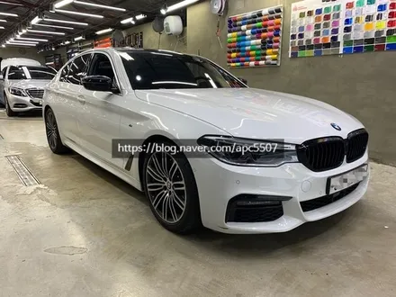 BMW의 상징 돼지코부터 부분 랩핑까지! BMW530I 자동차 래핑 / 용산구 문배동