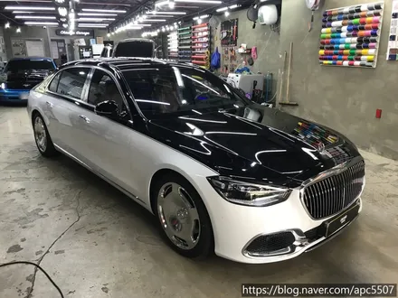 메르세데스 벤츠 마이바흐 S580 투톤 랩핑 / 용산구 문배동