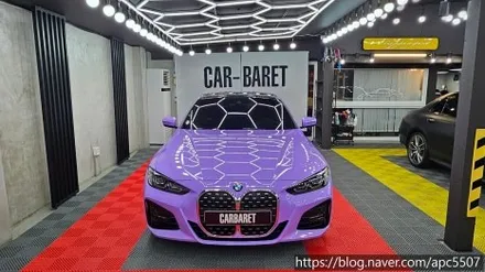 고광택 랩핑, 라치카 리안의 선택! 펜텀 블루로 다시 태어난 BMW / 용산구 문배동