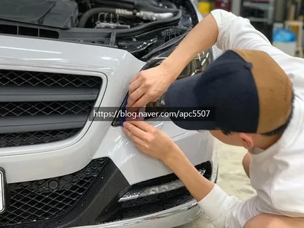 #자동차 랩핑 #이미지 변신 \'벤츠 CLS\' 전체 랩핑 시공기 / 용산구 문배동