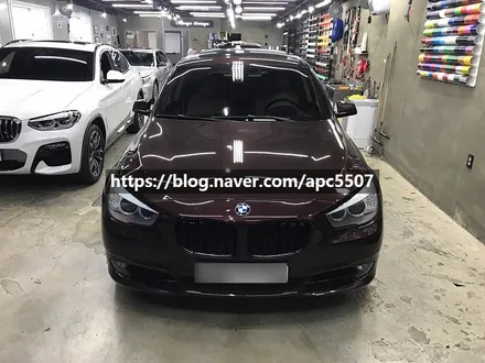 자동차랩핑 bmw차량에 블랙브러시로 메탈릭스럽게! / 용산구 문배동