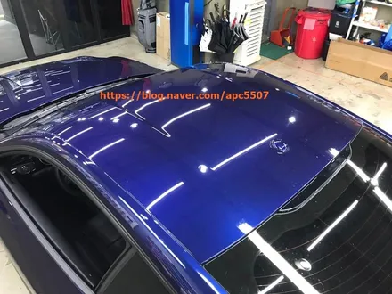자동차전체랩핑 신형머스탱 다크그레이 시공기 / 용산구 문배동