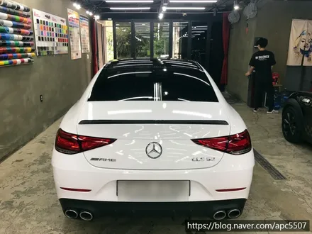 벤츠 cls 자동차랩핑 / 용산구 문배동