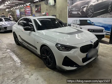 bmw 240i 사틴그레이 랩핑 / 용산구 문배동