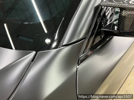 BMW530e 사틴블랙 전체 랩핑 / 용산구 문배동