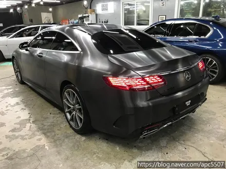 메르세데스 벤츠 S450 4Matic 브러쉬 필름 전체랩핑 / 용산구 문배동