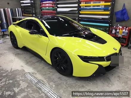 bmw전체랩핑  이미지 바뀐 i8 / 용산구 문배동