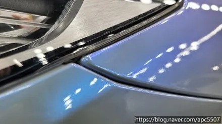 bmw 530i  택랩 카멜레온 블루 랩핑 / 용산구 문배동