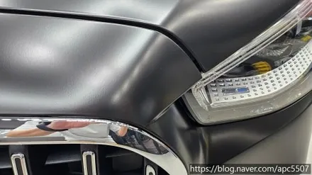 [용산랩핑] 벤츠 63amg 신차 변경 / 용산구 문배동