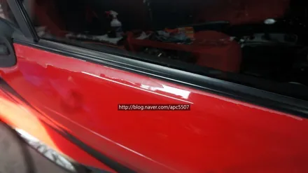 차량에 상처를 랩핑으로 가려보자_벤츠 스마트 / 용산구 문배동