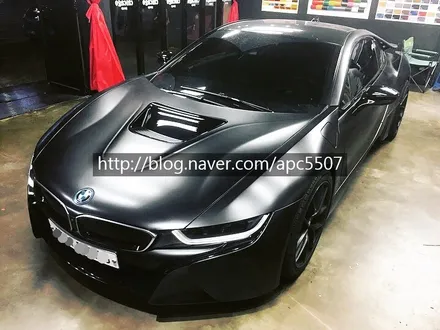 bmw i8 랩핑을 위해서 입고[랩핑][래핑] / 용산구 문배동