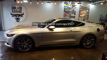 머스탱 gt 크롬랩핑[강남구랩핑][용산구랩핑][이촌동랩핑] / 용산구 문배동