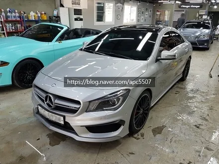 포스가 장난 아니네!! 사틴 블랙 \'벤츠 CLA\' 자동차 래핑 / 용산구 문배동