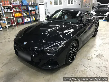 BMW Z4 사틴다크 그레이 전체랩핑 / 용산구 문배동
