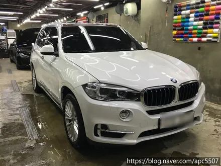BMW X5 다크 그레이 전체랩핑 시공&비용 / 용산구 문배동