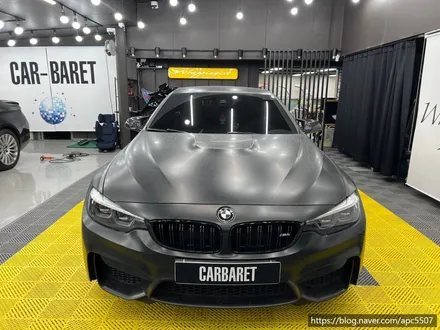 용산구 랩핑, 마포구랩핑 BMW M4 컨버터블 메탈릭 블랙 락그레이 필름으로 전체랩핑 시공 가보자고 -! / 용산구 문배동