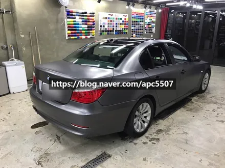 자동차래핑 BMW 5시리즈 사틴 그레이로 드레스업 시키자 / 용산구 문배동