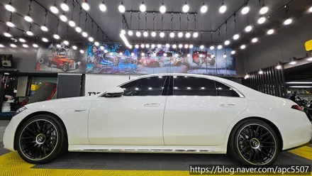 [용산랩핑] 벤츠 63amg 신차 변경 / 용산구 문배동