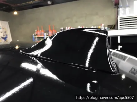 bmw f10 사틴 블랙 랩핑 / 용산구 문배동