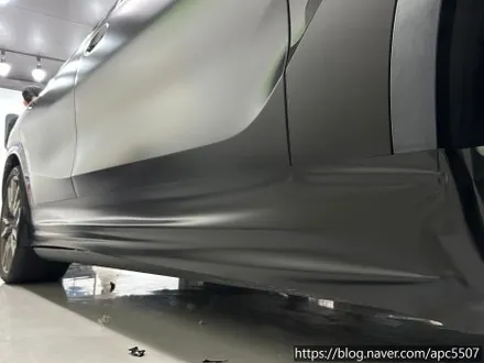 용산구 랩핑, 마포구 랩핑 BMW X6 반무광 사틴블랙으로 전체랩핑 !! / 용산구 문배동