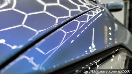 bmw 530i  택랩 카멜레온 블루 랩핑 / 용산구 문배동