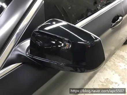 bmw f10 사틴 블랙 랩핑 / 용산구 문배동