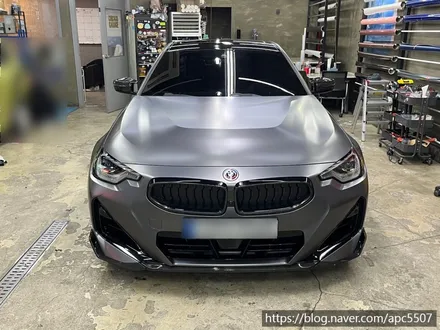 bmw 240i 사틴그레이 랩핑 / 용산구 문배동