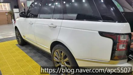 차량 손상 부분랩핑  재시공 / 용산구 문배동