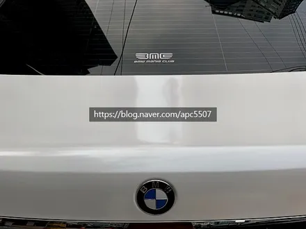 고급스러운 다이아몬드 화이트 랩핑 시공기 \'BMW 7시리즈\' / 용산구 문배동