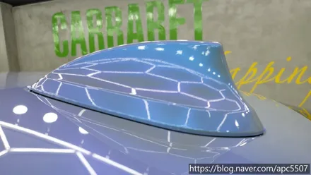 bmw 530i  택랩 카멜레온 블루 랩핑 / 용산구 문배동