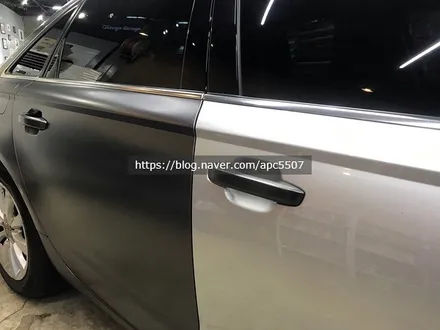 사틴 블랙의 끝없는 인기! \'아우디 A6\' 차량 랩핑 시공기 / 용산구 문배동