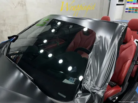 용산구 랩핑, 마포구랩핑 BMW M4 컨버터블 메탈릭 블랙 락그레이 필름으로 전체랩핑 시공 가보자고 -! / 용산구 문배동