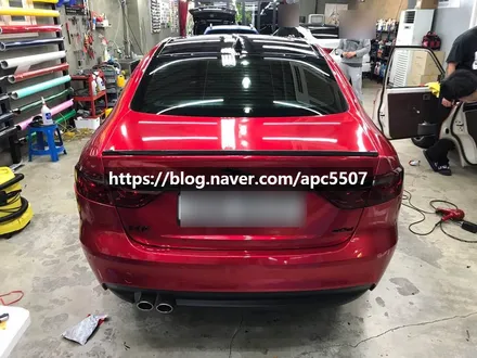재규어xf 차량 광 넘치는 강렬한 레드재규어로 변신! 자동차랩핑지 로 시공하자 / 용산구 문배동
