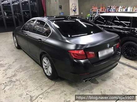 bmw f10 사틴 블랙 랩핑 / 용산구 문배동
