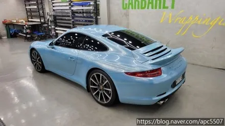 고광택 프로즌 블루 911 카레라s / 용산구 문배동