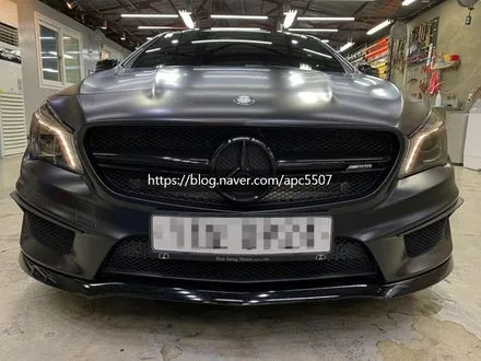 포스가 장난 아니네!! 사틴 블랙 \'벤츠 CLA\' 자동차 래핑 / 용산구 문배동